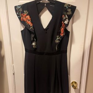 Karen Millen embroidered cocktail dress